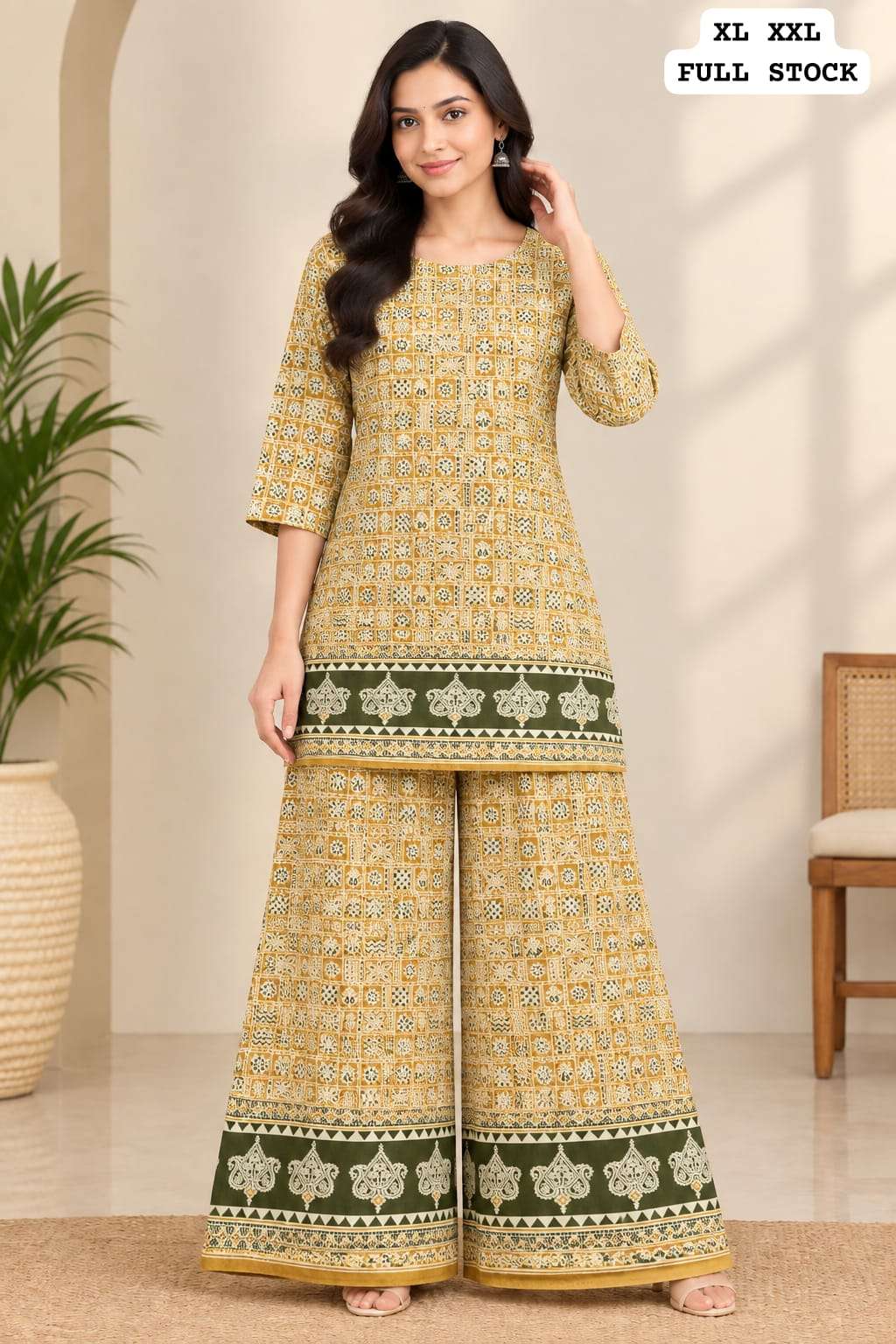 NAVRATRI SPECIAL CORD SET COTTON AJARAKH PRINT 2 PIECE ONLINE SHOP